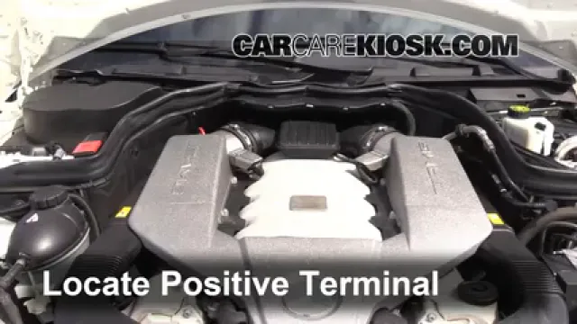 2010 Mercedes-Benz C63 AMG 6.3L V8 Battery Jumpstart